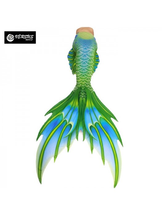 Costume Coda Sirena Unisex Donna Professionale Mermaid Tail Mare Piscina SMZ021L2
